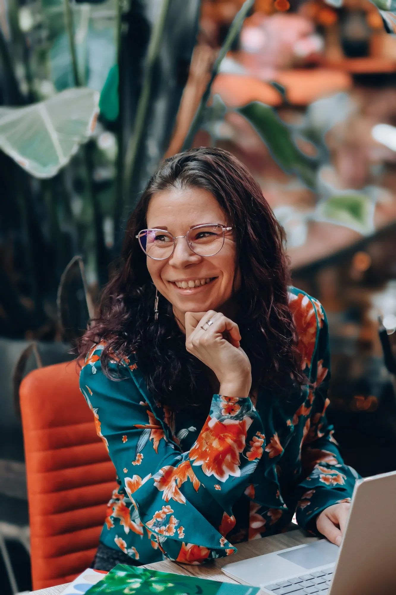 Aleksandra Wajszczuk przy pracy